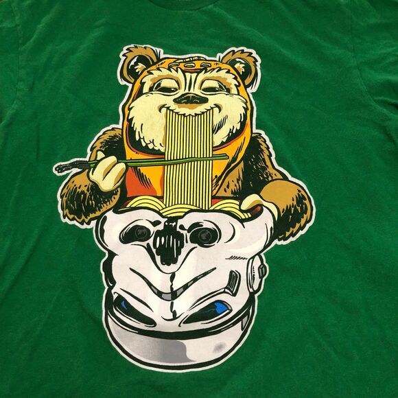 Star Wars Ewok eating Noodles from Storm Troopers Helmet; Think Geek SZ M - Picture 2 of 6